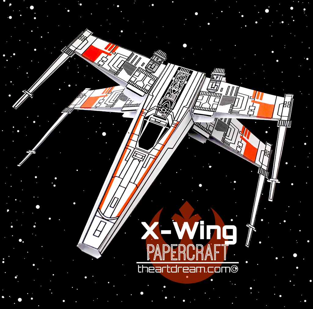 Star Wars Rogue One XWing Printable Craft
